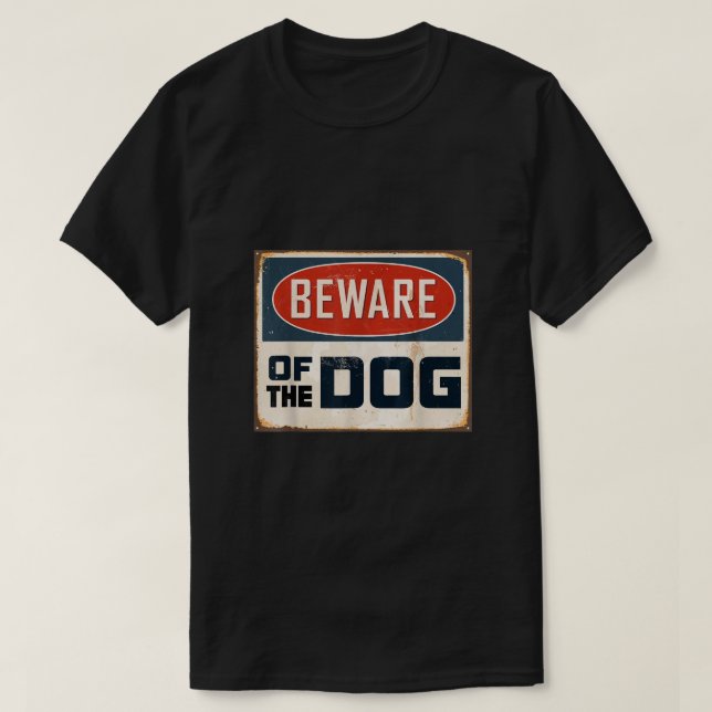 Camiseta Cuidado con el perro (Diseño del anverso)