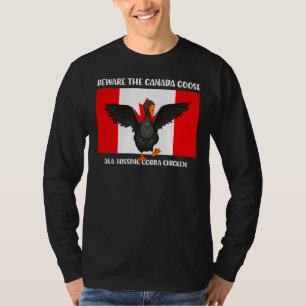 Camiseta Cuidado con el pollo de Cobra Hissing, conocido co