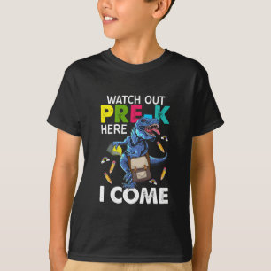 Camiseta Cuidado con el pre-k aquí