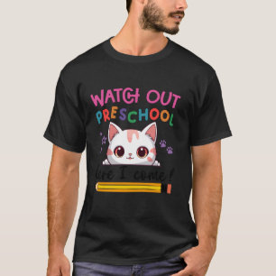 Camiseta Cuidado Con El Preescolar Aquí Vuelvo Chicas A Sch