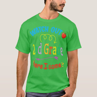 Camiseta Cuidado Con El Segundo Grado Aquí Vuelvo Estudiant
