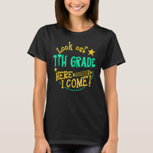 Camiseta Cuidado Con El Séptimo Grado Aquí Vuelvo A La Escu