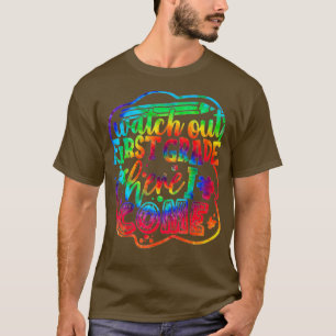 Camiseta Cuidado con el tinte de la cola de primer grado de
