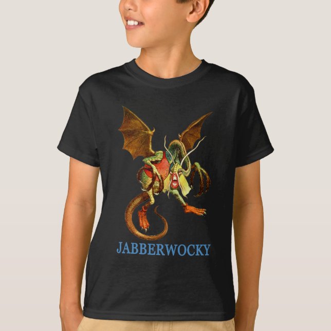 CAMISETA CUIDADO CON EL VESTIDO JABBERWOCKY (Anverso)