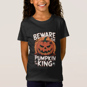 Camiseta Cuidado con la calabaza del rey Halloween