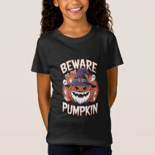 Camiseta Cuidado con la calabaza Halloween
