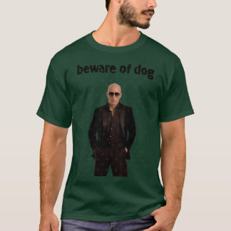Camiseta Cuidado con la chica del perro