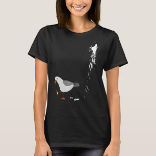 Camiseta Cuidado con la gaviota de gaviota albatros de aves
