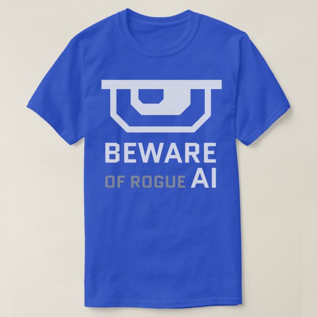 Camiseta Cuidado con la inteligencia artificial canalla (Diseño del anverso)
