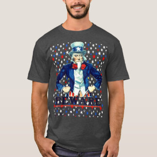 Camiseta Cuidado Con La Ira De Un Paciente Estrella Patriót