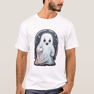Camiseta Cuidado con la tripulación Boo | Halloween está aq
