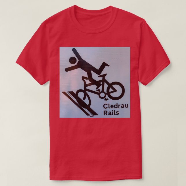 Camiseta Cuidado con las Rails (Diseño del anverso)