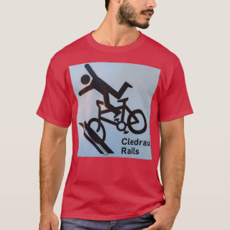 Camiseta Cuidado con las Rails