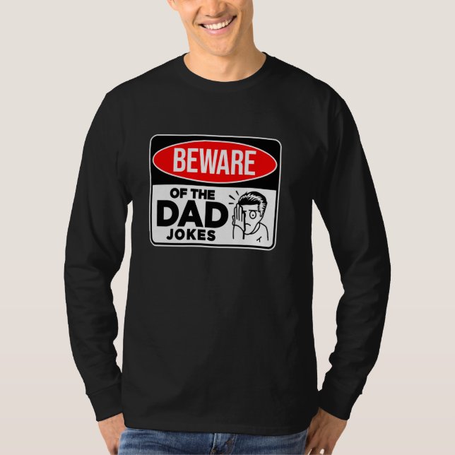 Camiseta CUIDADO CON LOS CHISTES DE PADRE. Cringe cringy Bo (Anverso)
