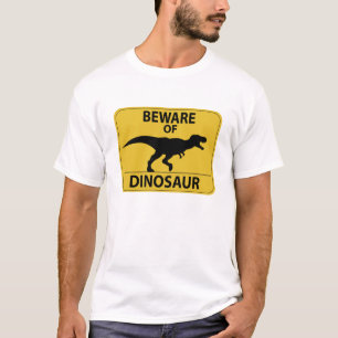 Camiseta Cuidado con los dinosaurios
