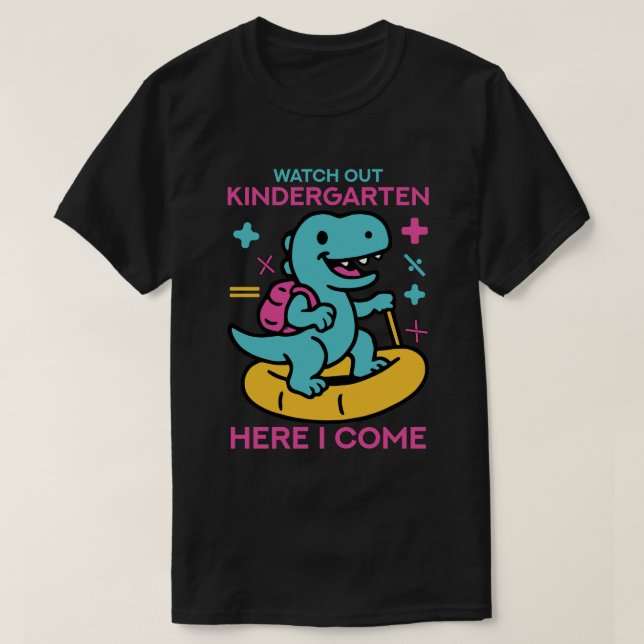 Camiseta Cuidado con los jardines de infancia (Diseño del anverso)