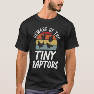 Camiseta Cuidado Con Los Pequeños Raptores Granjero Avícola