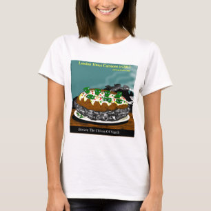 Camiseta Cuidado Con Los Tallos De Almidón Patata Divertida