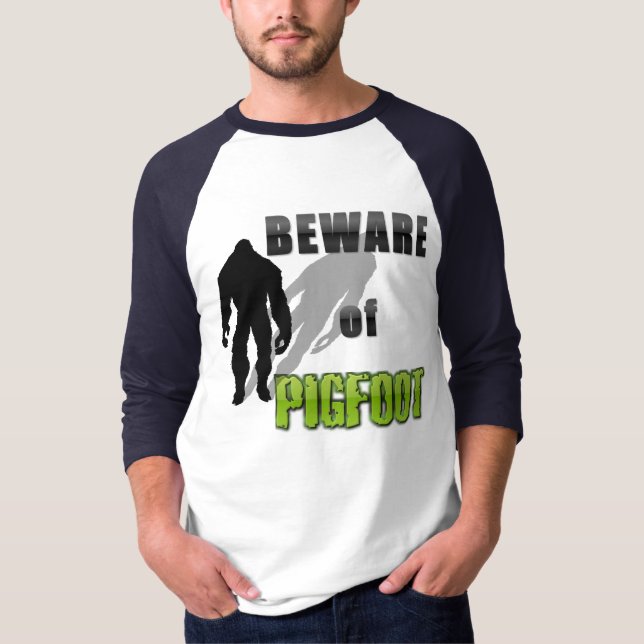 Camiseta Cuidado con PIGFOOT (Anverso)