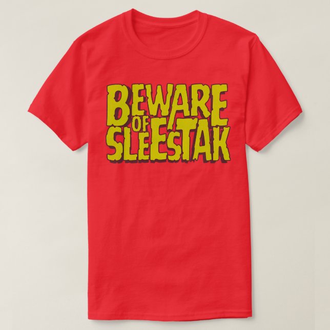 Camiseta Cuidado con Sleestak (Diseño del anverso)