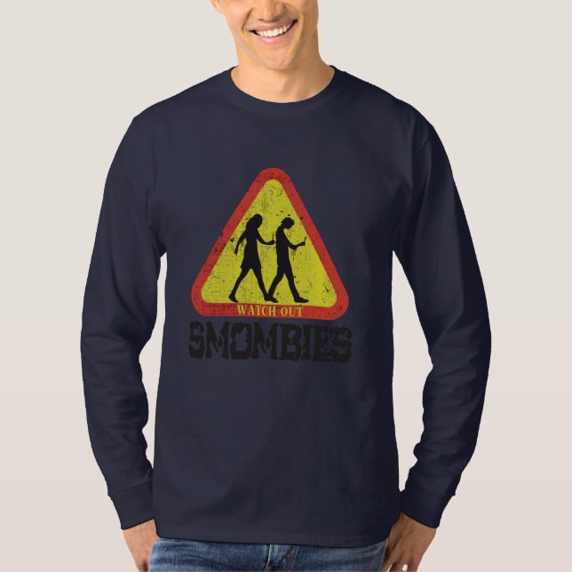 Camiseta Cuidado con Smombies (Anverso)