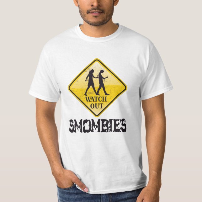Camiseta Cuidado con Smombies (Anverso)