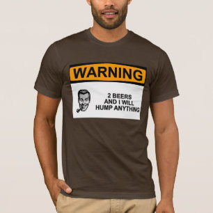Camiseta CUIDADO de 2 cervezas