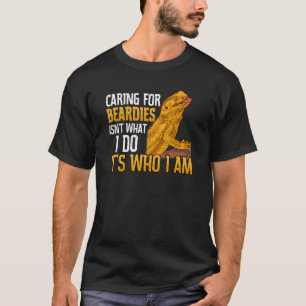 Camiseta Cuidado de Dragón Barbudo Mascota Lagarto Reptil