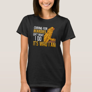 Camiseta Cuidado de Dragón Barbudo Mascota Reptil Lagarto B