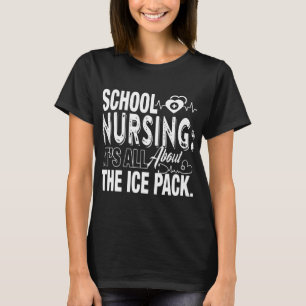 Camiseta cuidado de la escuela su todo alrededor la