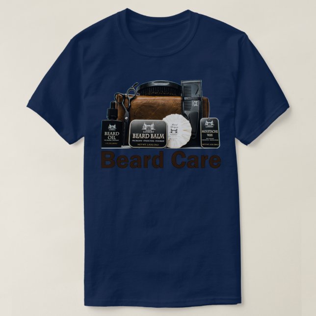 Camiseta Cuidado de las barbas (Diseño del anverso)