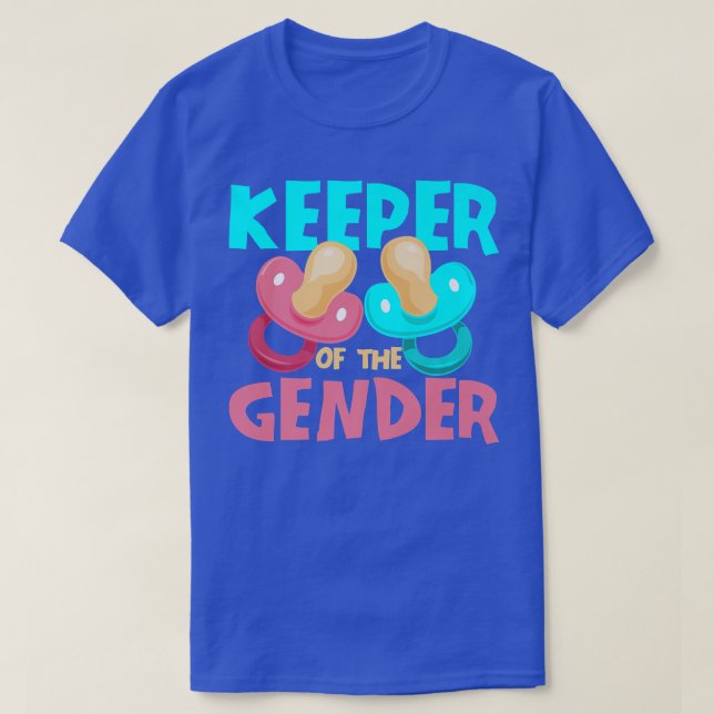 Camiseta Cuidado De Los Diseños Secretos De Bebé De Género  (Diseño del anverso)
