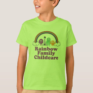 Camiseta Cuidado de niños del arco iris