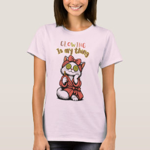 Camiseta Cuidado de Spa Adorable El Brillo es Mi Cosa Autoc