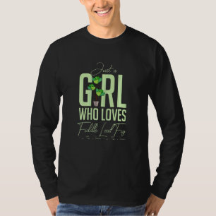 Camiseta Cuidado del Árbol de Higuera de Hoja de Violín de 