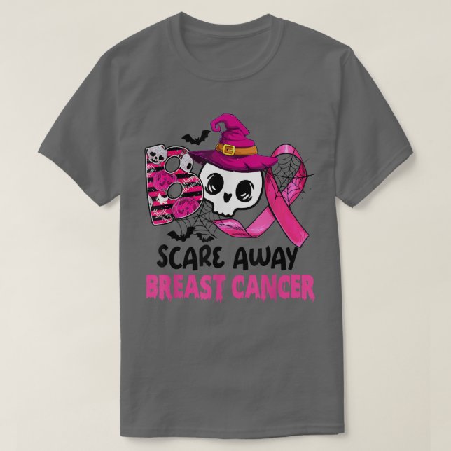 Camiseta Cuidado del Boo Evitar El Cáncer De Mama Cinta Ros (Diseño del anverso)