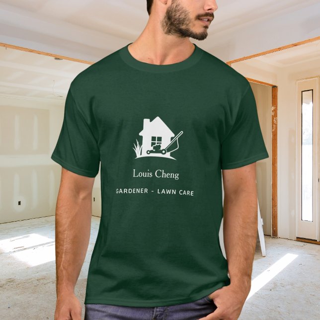 Camiseta Cuidado del césped jardinería cortadora de césped  (Subido por el creador)