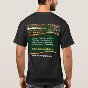 Camiseta Cuidado del jardín paisajismo Grass Cortando camis