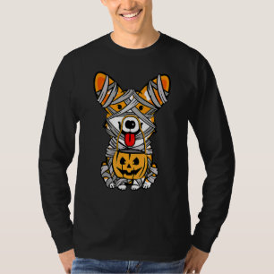 Camiseta Cuidado disfraz de Halloween Corgi Mummy Dog Desi