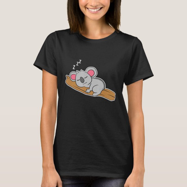 Camiseta Cuidado duelo Koala Bear Funny Koala Bear Lover (Anverso)