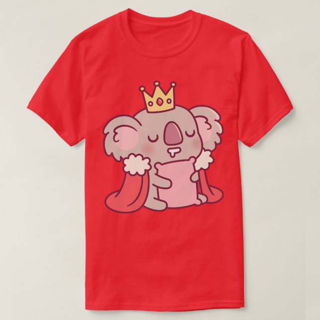 Camiseta Cuidado duelo Koala Bear King (Diseño del anverso)
