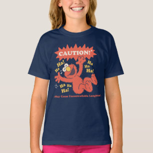 Camiseta Cuidado Elmo Riéndose por Adelante