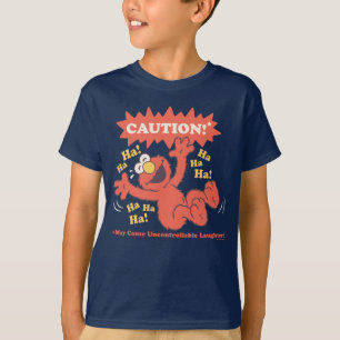 Camiseta Cuidado Elmo Riéndose por Adelante