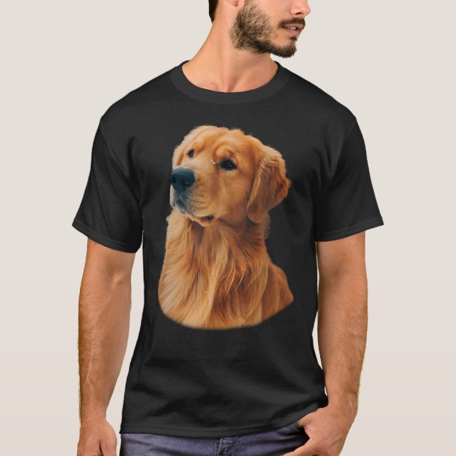 Camiseta Cuidado Golden Retriever (Anverso)