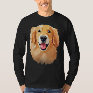 Camiseta Cuidado goldenretriever Dog Happy Face Expression