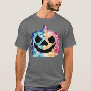 Camiseta Cuidado Jack O Lantern de bajo nivel de póliza