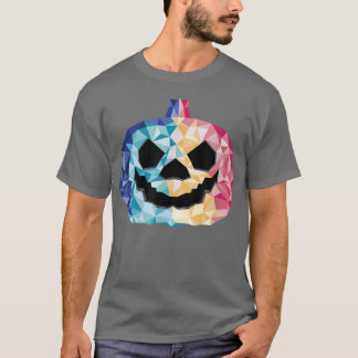Camiseta Cuidado Jack O Lantern de bajo nivel de póliza