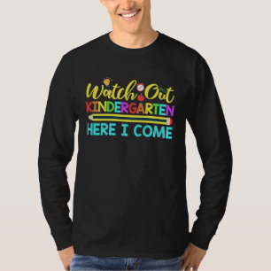 Camiseta Cuidado jardín de infancia aquí vengo De vuelta a