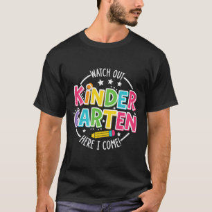 Camiseta Cuidado jardín de infantes aquí voy Kinder vuelve