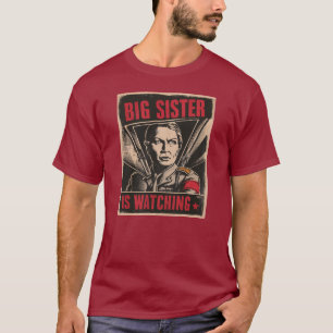 Camiseta Cuidado, la hermana mayor está mirando